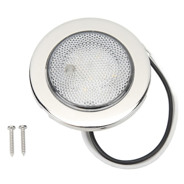 3 tuuman 12 V LED-kupukatto valo pyöreä IP66 vedenpitävä uppoasennettava veneeseen, jahtiin, asuntovaunuun, matkailuautoon