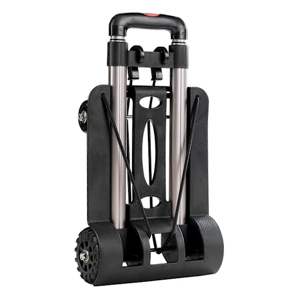 4-hjuls foldbar trolley aluminiumslegering foldbar håndvogn bagagevogn til shopping dagligvarer