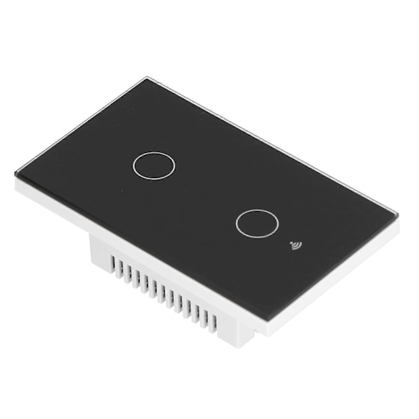 För Zigbee Tuya Fjärrkontroll Ljusbrytare Röststyrning 2-vägs Vägg Touch Brytare AC 100-240V