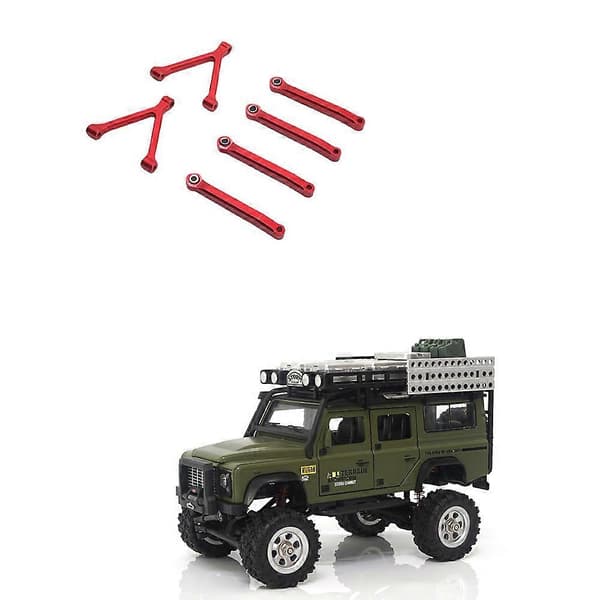Metal Trækstangsforbindelse Stangsæt til SG 2801 SG2801 SG-2801 D110 1/28 RC Crawler Bil Opgraderingsdele Tilbehør,1