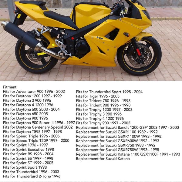 3 Sæt Karburator Reparationssæt Karburatorrenoveringssæt til Adventurer Daytona Speed Triple
