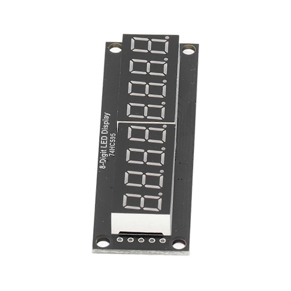 LED Digital Display Modul 8 Cifre 7 Segment Decimal 0.36in Rødt Lys Display Digitalt Rør