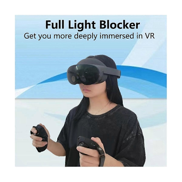 2023 Mate Quest Pro Blackout -silmänaamio VR-dekompressiohihna mukava varjostus linssinsuojus P