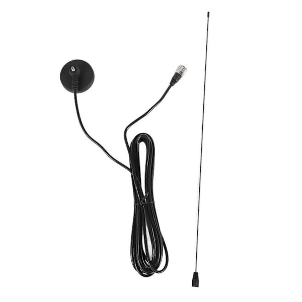 Auton radiopuhelinantenni 144MHz 430MHz VHF UHF Dual Band -ajoneuvoradiopuhelinantenni magneettijalalla PL259-liittimellä 4m RG58C/U koaksiaalikaapeli