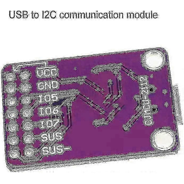 USB til I2C kommunikasjonsmodul Universal CP2112 Feilsøkingsmoduler Kontaktutstyr Modifisert komponentutskifting Gratis