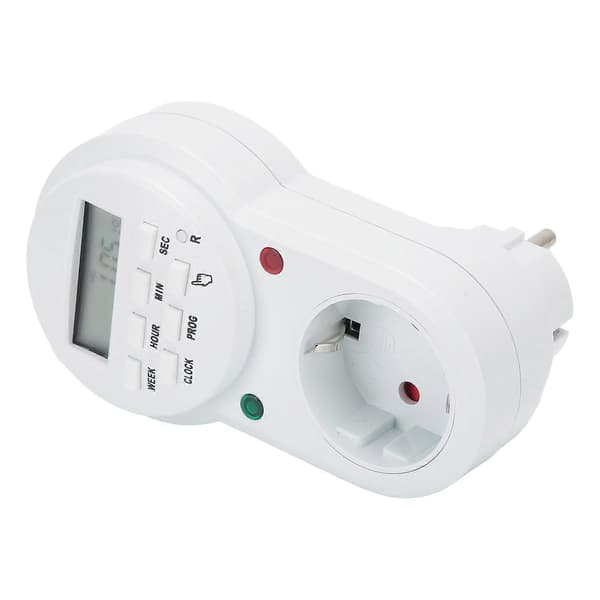 16A Smart Digital Programmerbar Timer Socket Syklisk Timer Uttak Bryter