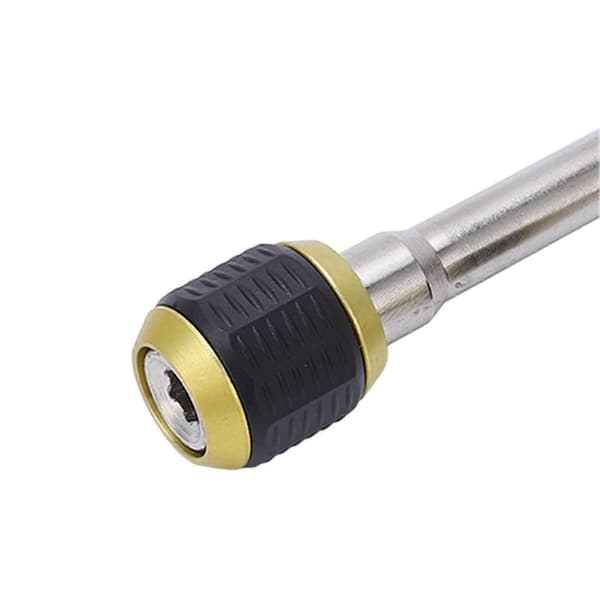 2 STK. Hex Hurtigskift Bitsholder Pop-Up Type Karbonstål Hex Skaft Koblinger 60mm 150mm