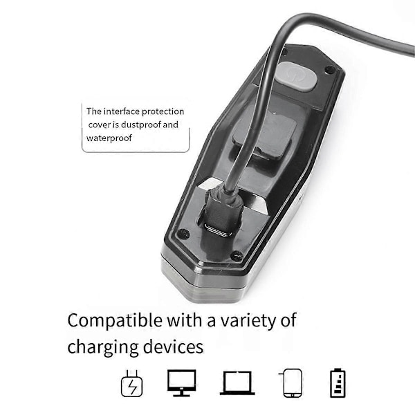 Polkupyörän takavalo Älykäs langaton polkupyörän kauko-ohjain Vilkkuvalot USB Ladattava polkupyörän LED-takavalo Polkupyörän osat