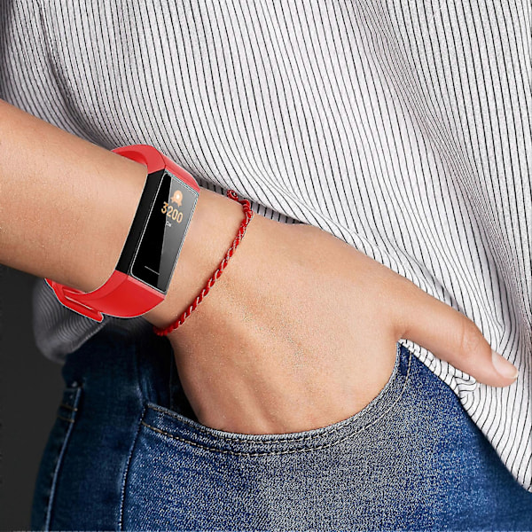 Armbandsrem Kompatibel Redmi/kompatibel Xiaomi Mi Band 4c Förtjockad Säker Tpu Ersättningsarmband Smart Klockarmband Kaesi White