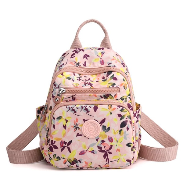 Vento Marea Mini Ryggsäck Blommigt Tryck Axelväska Style 2
