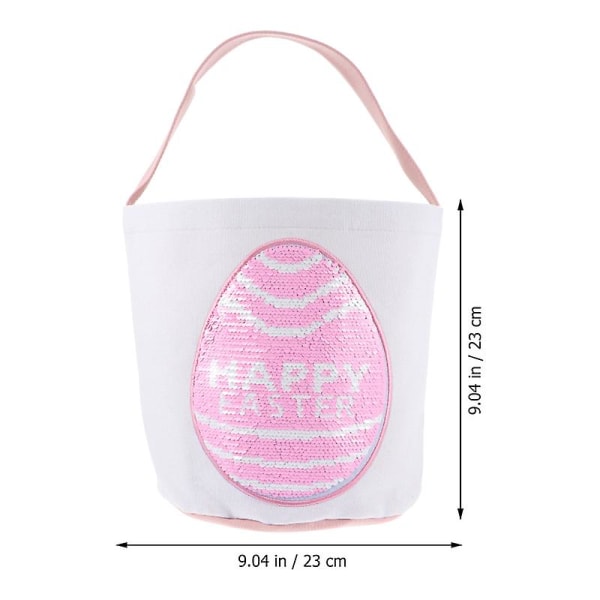 Easter Egg Bag Påsk Tygpåse Slitstark Bunny Basket