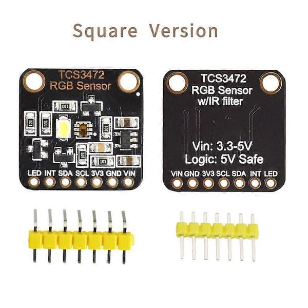 Fargegjenkjenningssensor TCS230 TCS3200 Lyssensor RGB for STM32 DC 3.3/5V