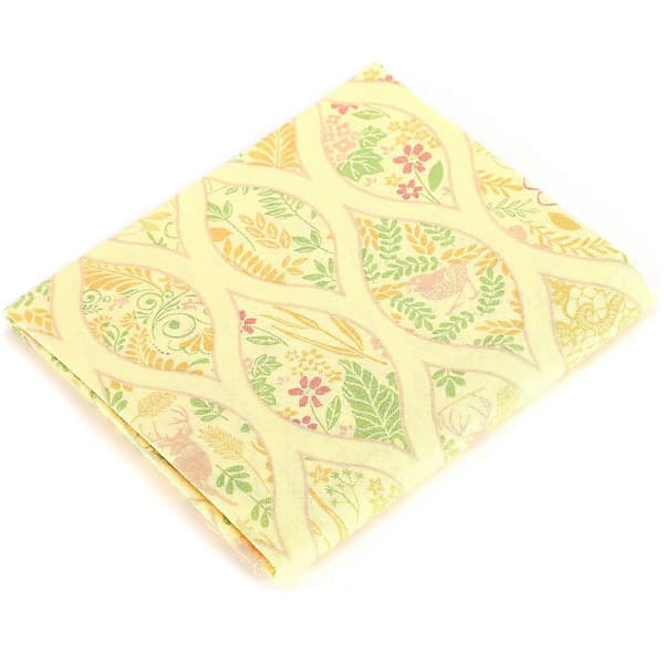 Plante Blomst Bomuldsstof Blomster Patch Work DIY Håndlavede Materialer Sy Tilbehør400312-Stray Path-Gul