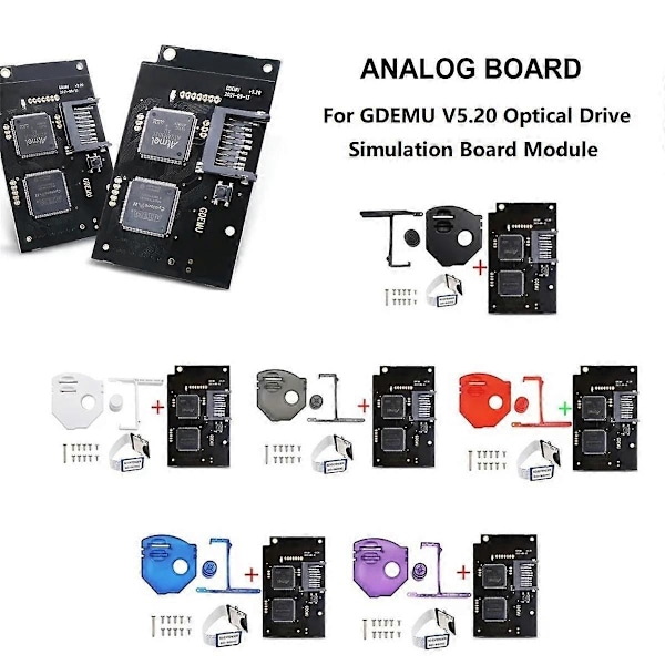 GDEMU V5.20 Optisen aseman simulointikorttimoduulin asennussarja pelitarvikkeet DreamCast A:lle