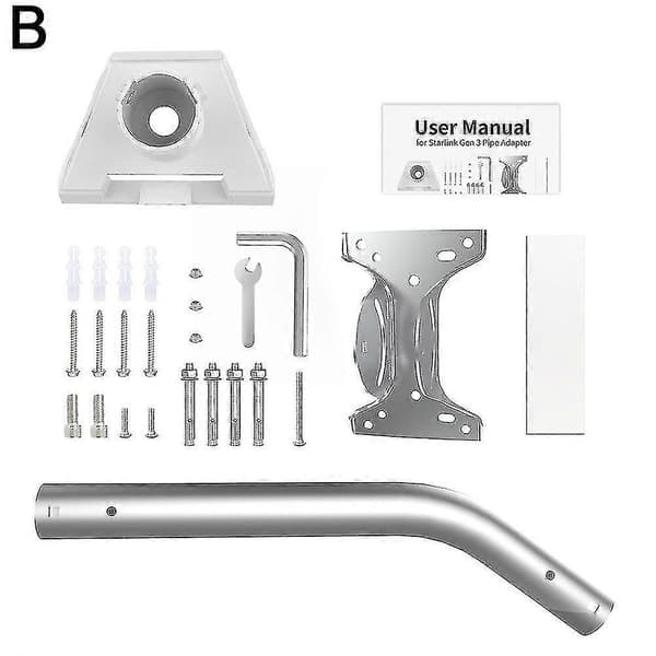 For StarLink Gen3 Takveggfeste Elbow pipe