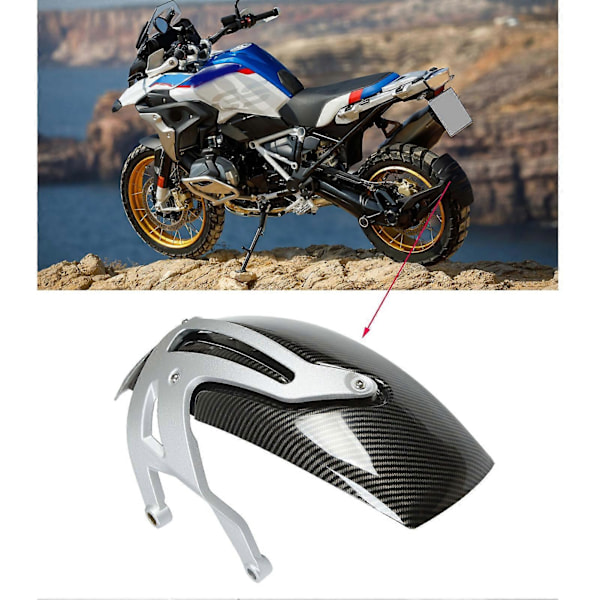 Motorcykel Bakre Stänkskärm Kolfiberstil Hjul Stänkskydd Skyddskåpa för R1250GS R1200GS LC Adventure