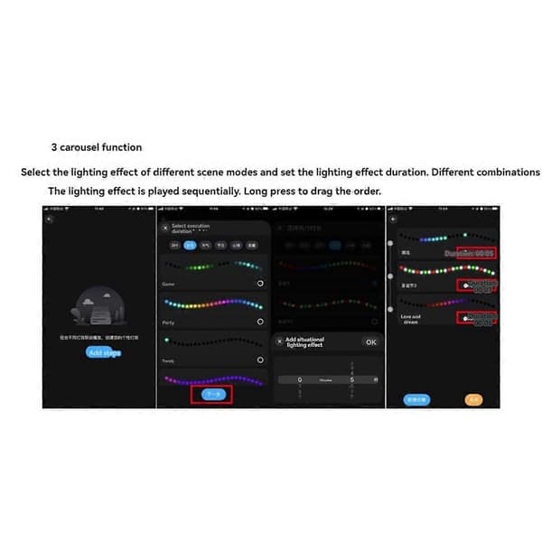 LED Kontroller 44 Taster Bluetooth Stemmeaktivert Intelligent Dimming Fargetemperatur Stripelys Kontroller B