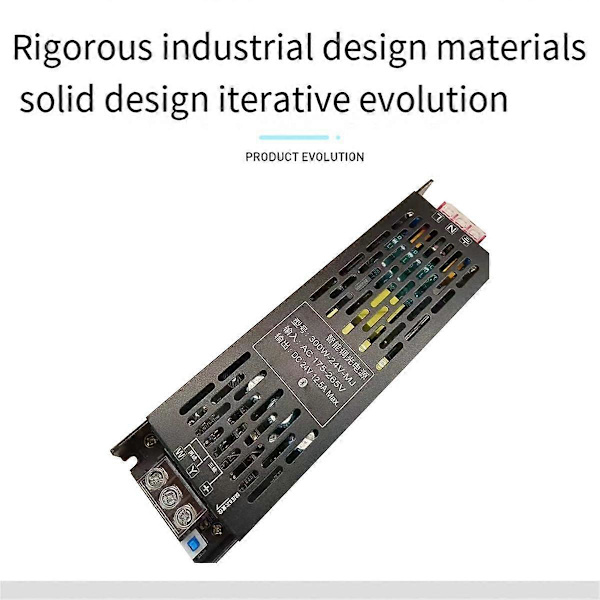 300W LED Strip Kontroller DC24V Belysningstransformator Intelligent Dimming Stemmestyring med Bluetooth APP-kontroll
