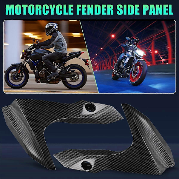 Motorcykel Kåbe Dæksel Øvre Skærm Front Sidepanel Stænkskærm til MT07 FZ-07 2012-2017