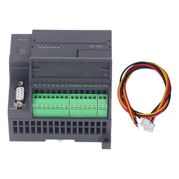 PLC-ohjain 5A 8 sisääntuloa 6 ulostuloa Nopea laskenta Teollinen ohjelmoitava ohjauskortti DC24V