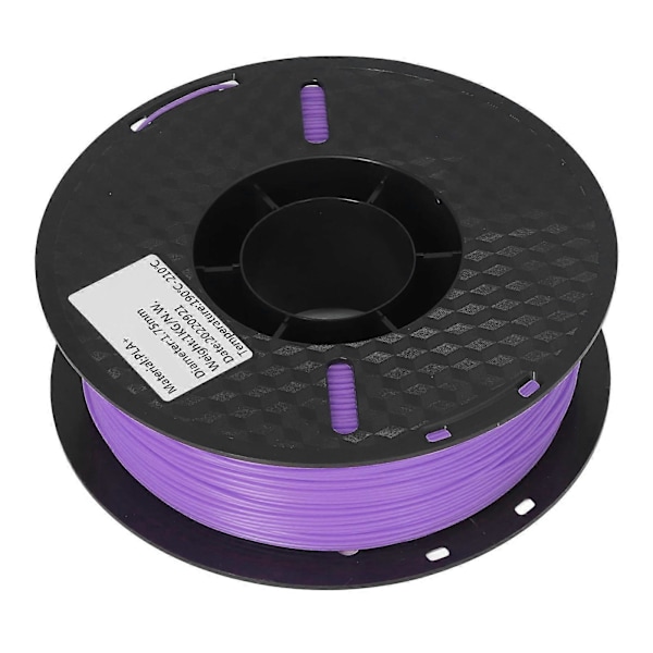 PLA 1,75 mm Filament Hög Precision Rökfri 3D-skrivarfilament Utskriftsmaterial 1 kg Lila