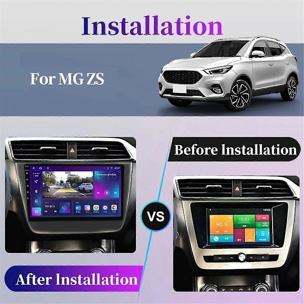 Android 13 Bilradio til MG ZS 2017-2021 2G+32G Bil Stereo Multimedia Navigation GPS Videoafspiller Trådløs Carplay WIFI