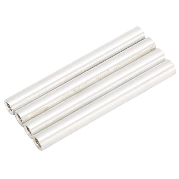 10st Aluminiumlegering Kolumn Rund Hona Gänga Standoff Distanser Fästelement M4x0.7mm Lång 52mm