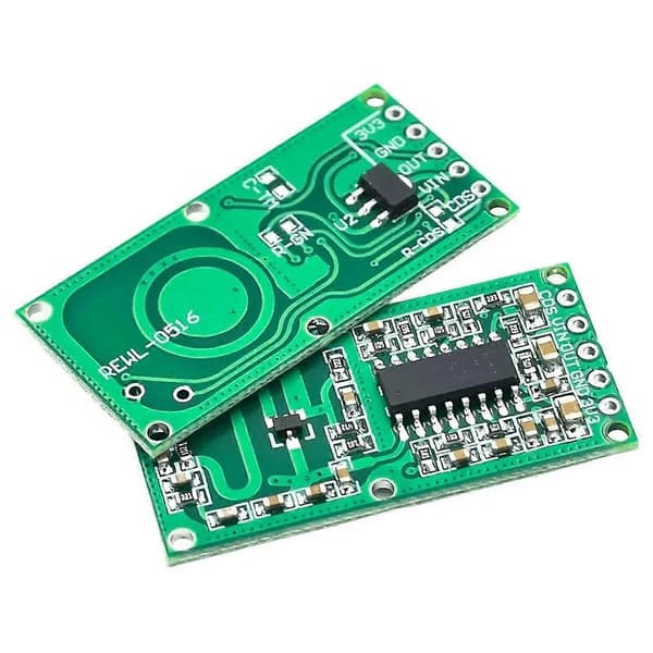 RCWL-0516 Mikrobølge Radar Bevægelsessensor Modul Menneskekrops Induktion Intelligent Modul Output 3.3V 5-8M
