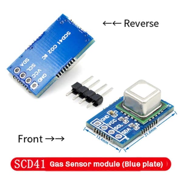 SCD41 Gas Sensor Modul Detekterer CO2 Kuldioxid Temperatur og Fugtighed i Én Sensor I2C Kommunikation A