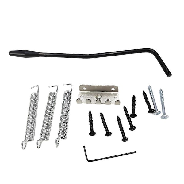 6 Strängar Gitarr Stall Sadel Stränghållare Elgitarr Tremolo Stall Standard Gitarrtillbehör Silver