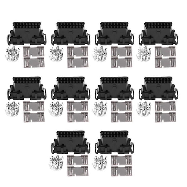 OBD2 II 16-nastainen naarasliitin OBDII-kaapeli auton adapterin pistokekotelo Kia J1962:lle