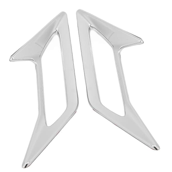 2 stk. Motorcykel Front Luftventil Trim ABS Krom Blank Udskiftning til Gold Wing GL 1800