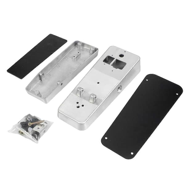 Gitarr Effekter Pedal Hölje Fotkontroll Enkel Aluminiumlåda för Band DJ Gitarrälskare GEP-2 GEP2