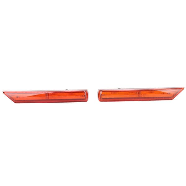 1 Par Side Vent Grill Flytende Lys Front Venstre Høyre Erstatning For Freelander 2 LR2 2007 til 2014 Gul