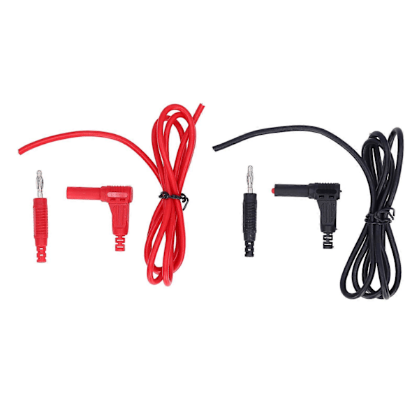 1 Set Banankontakt Multimeterkablar Mässing PA Elektrisk Testkabel för Spänningstestare 4mm