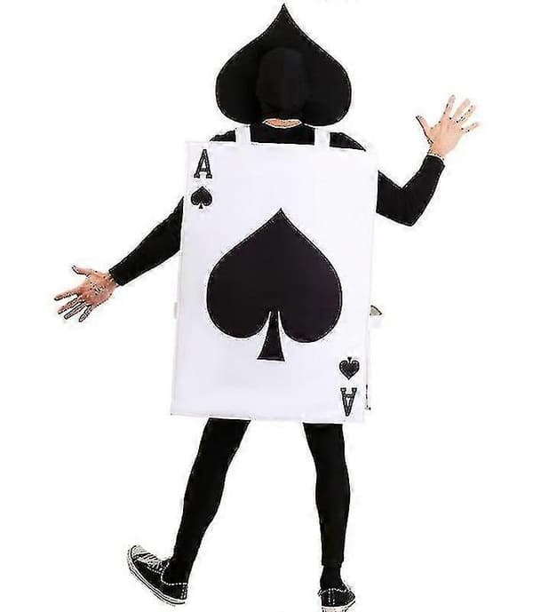 Pokerdräkter Spader Ess Cosplay Halloweendräkter Karnevalsförklädnad C