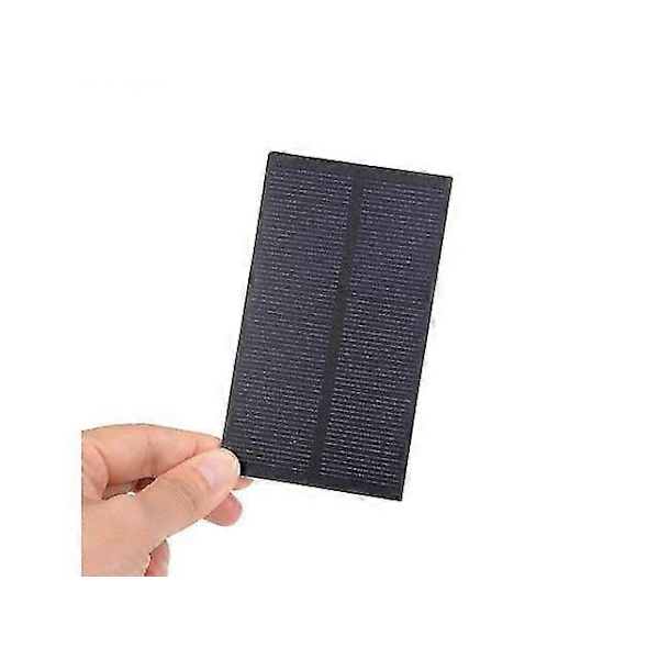 5 st 1W 5V Mikro Solpanel Modul DIY Polysilikon för Leksaker Laddare