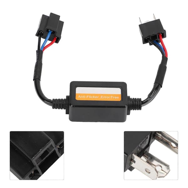 2 STK LED Decoder Praktisk Bekvem Nem Installation Lille Volumen Let Vægt LED Lys Modstand