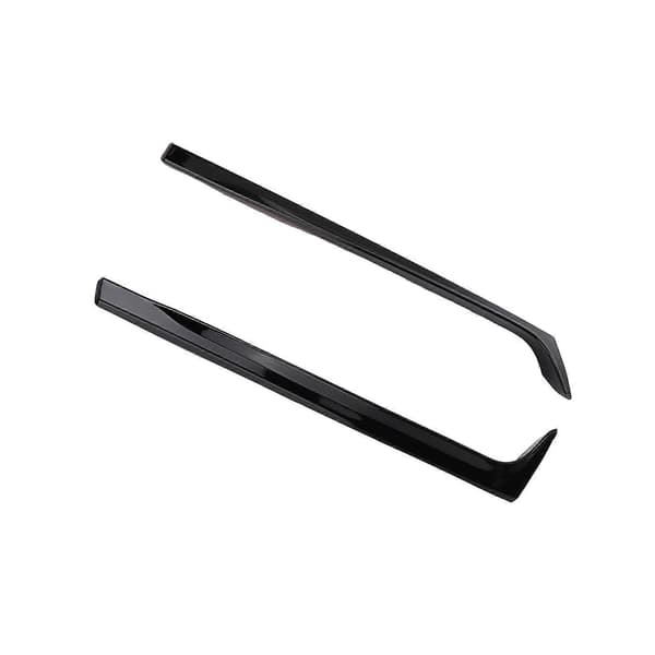 2 stk. Bagrude Side Spoilere Canards Vinge Tilbehør Udskiftning til MK5 2011?2017 Blank Sort
