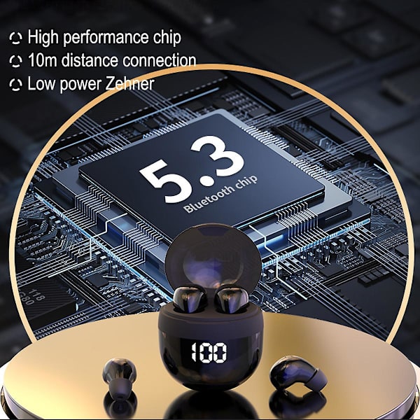 Osynliga Öronproppar Sova Mini Bluetooth Öronproppar Trådlösa Osynliga Bluetooth Hörlurar