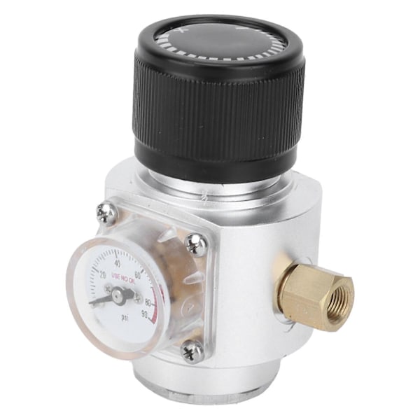 0-90PSI CO2 Regulator 3/8in Rustfritt Stål Soda Vann Trykkreduserende Ventil for Hjemmebrygging