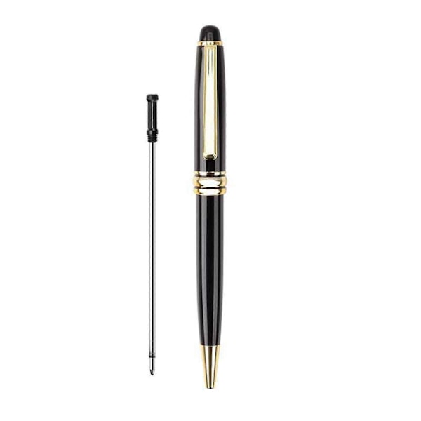 0,5 mm Metall Kulspetspenna Skrivmaterial för Professionellt Kontor Gold Gao Shi refill