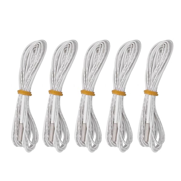 5 stk. Varmeelementpatron Rustfritt stål Nikkel Kromtråd 70W 3D-skriver Varmerør for Ender 3 24V 2M