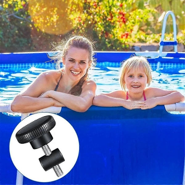 4 kpl Kääntyvä mutteri ja nuppi korvaus Knob Pool Pump -pumppuun, korvaavat lisävarusteet SPX1600PN uima-altaalle