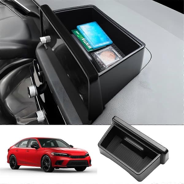 Centerkonsol Dash Organizer til 2022-2024 Dashboard Opbevaringsboks Bakke Tilbehør (Passer til 9 tommer Touch Screen)