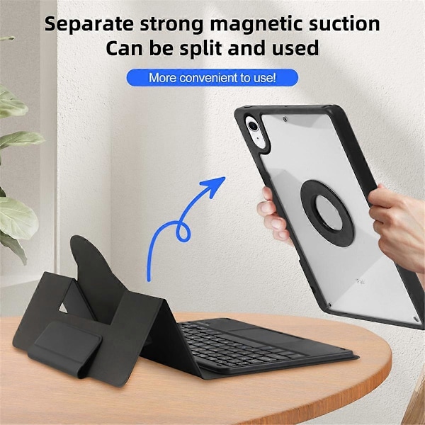 Bluetooth-tangentbord för 10,9-tums magnetisk separation Sekunder Tangentbord Pro10 Horisontell Vertikal Skärm Tangentbord, B