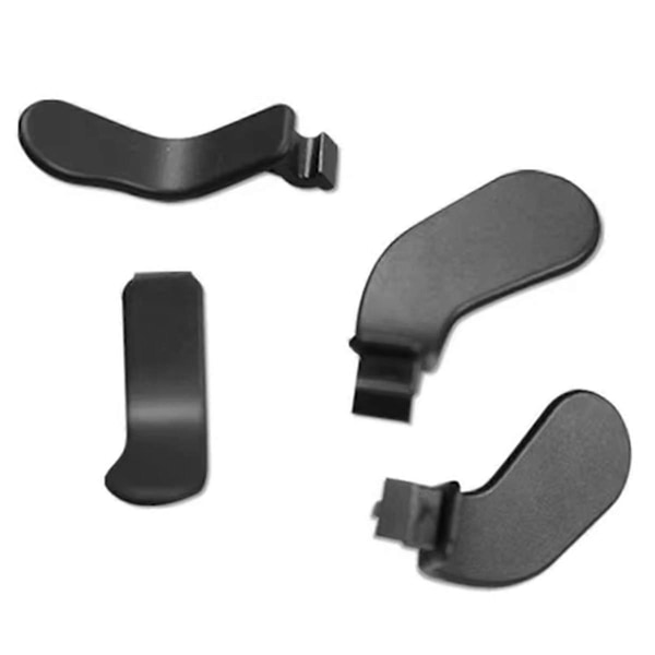 Metal Elektroplettering Paddles 4 i 1 Trådløs Controller Paddle Kit til One Elite Series 1/2 Controller Sort