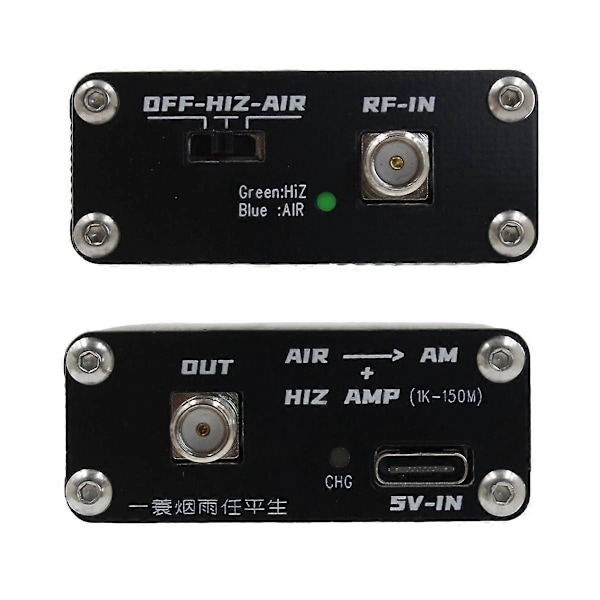 100M Flygfrekvensomvandlare 118Mhz-138Mhz Flygband till SW Kortvåg Högimpedansförstärkare