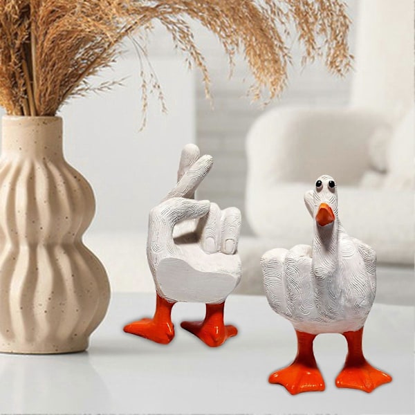 Langefinger And Figur Resin Bordplade And Ornament Langefinger And Skulptur And Du Gag Gave til Familie Venner