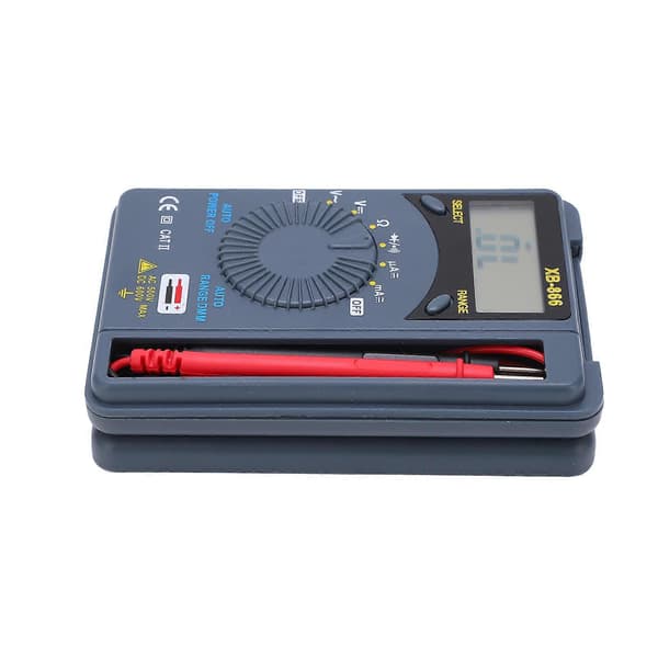 XB866 Lomme Multimeter Digital Display Multifunktionel Bærbar Stort Område Høj Nøjagtighed Voltmeter